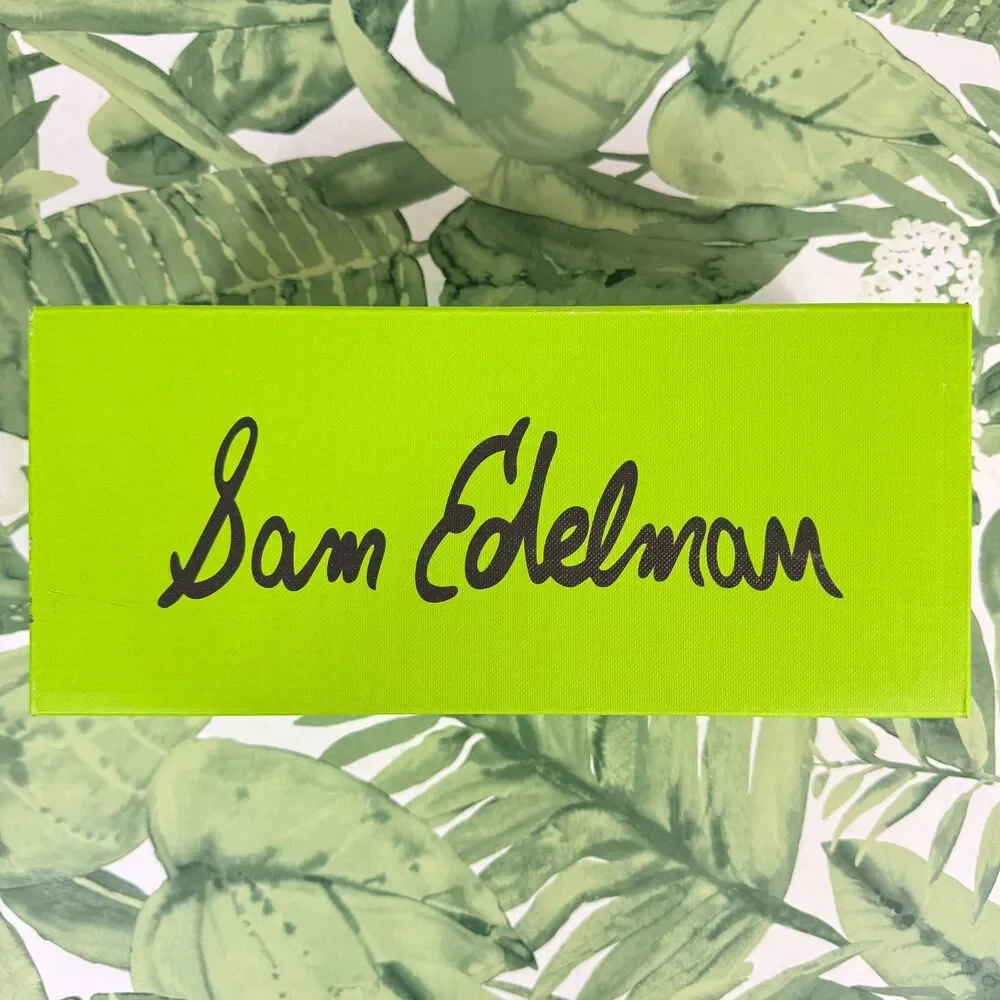 SAM EDELMAN NEW Felicia Jute Metallic Leather Ballet Flat - Picture 15 of 16